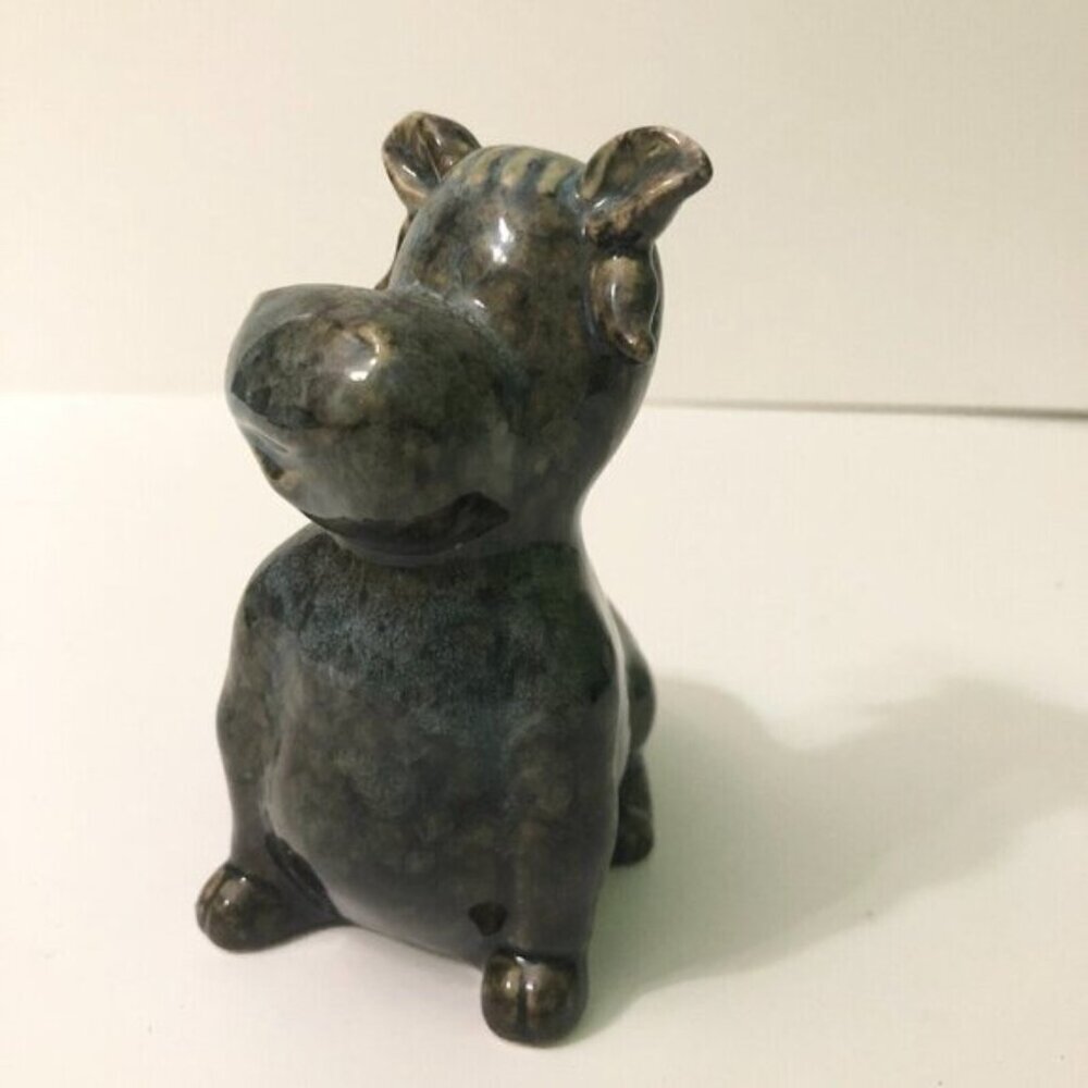 Vintage Lot of 2  Cow Figurine 5 Inch Tall Ceramic Figures - Picture 9 of 15